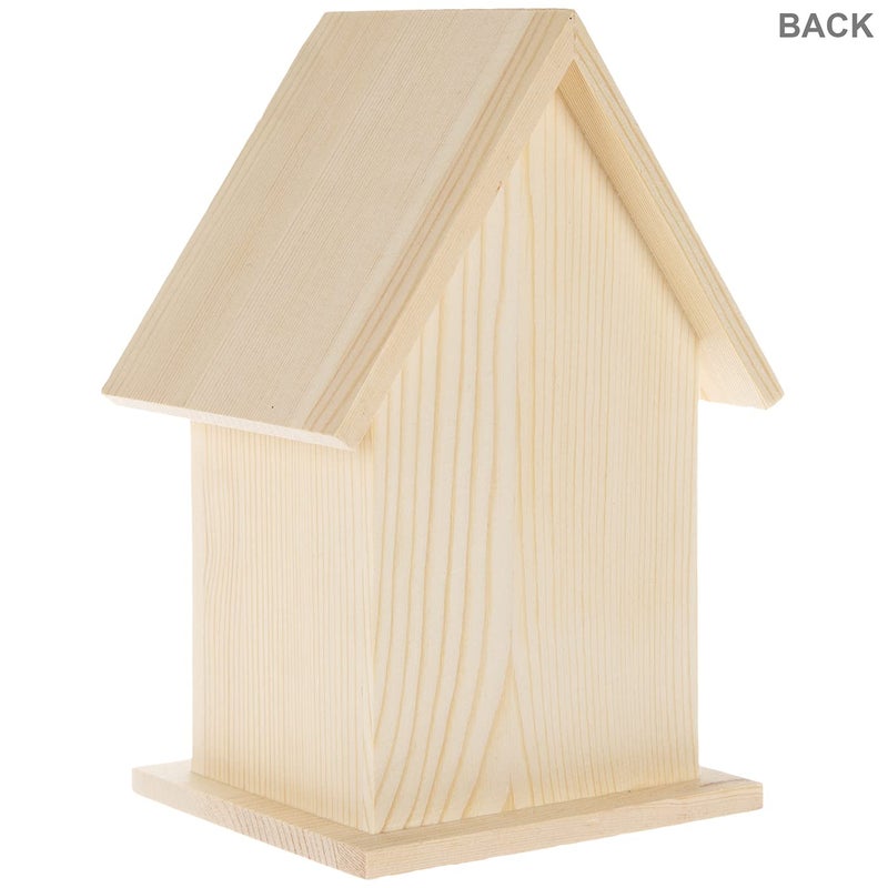 Hobby Lobby Woodpile Fun! DIY Paintable Two Hole Unfinished Wood Birdhouse for Kids and Adults. - Image 2